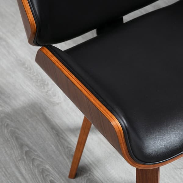 Rootz -sarja 2 vanhaa ruokasalituolia - tyylikkäitä istuimia - pehmustettuja tuoleja - optimaalinen mukavuus - 53w x 54d x 81h cm - harmaa faux nahka
