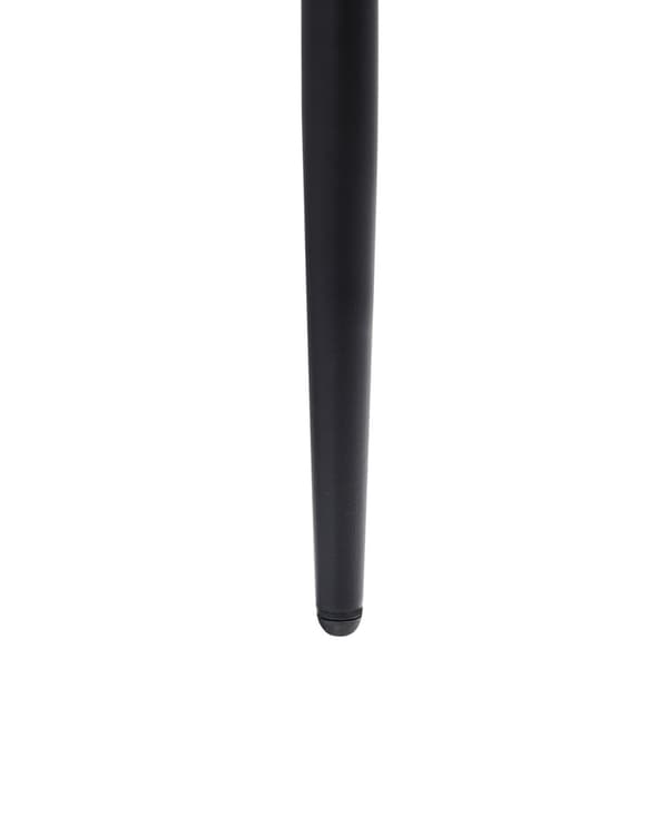 Spisebordsstol Taupe Stof Sæt af 2 Spisestole Moderne Spisestuestol Polstrede Stole til Spisebord med Armlæn Ribbet Ryg Design