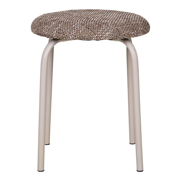 Asmara taburet Ø43cm brun.