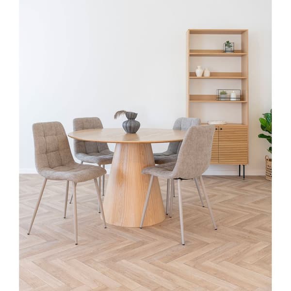 2 x Middelfart spisestuestoler grå.