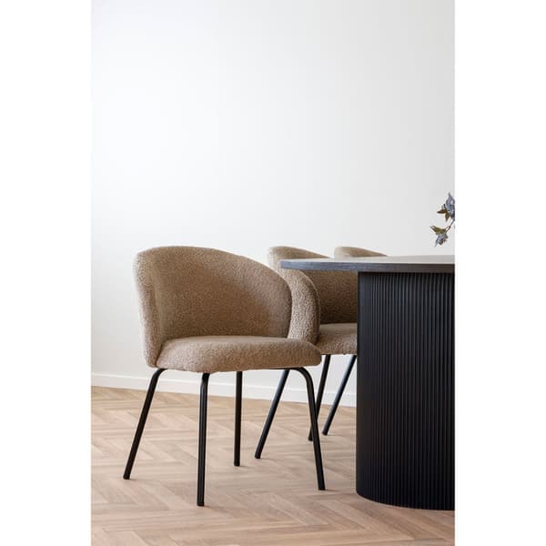 2 x  Safira spisestuestol beige.