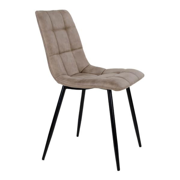 Rootz Middelfart Dining -tuoli - moderni tuoli - minimalistinen istuin - mikrokuitu mukavuus - 44x55x86 cm