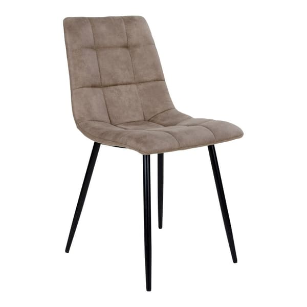 Rootz Middelfart Dining -tuoli - moderni tuoli - minimalistinen istuin - mikrokuitu mukavuus - 44x55x86 cm