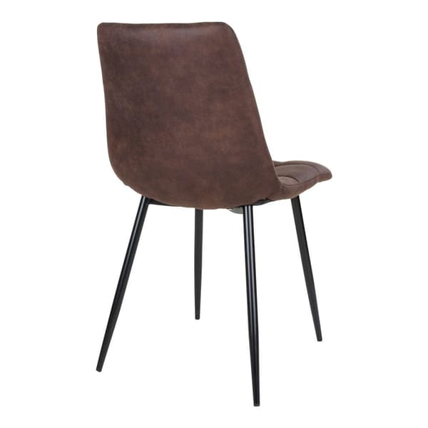 Rootz Middelfart Dining -tuolisarja - Modernit istuimet - minimalistiset tuolit - mikrokuitu mukavuus - 44x55x86 cm