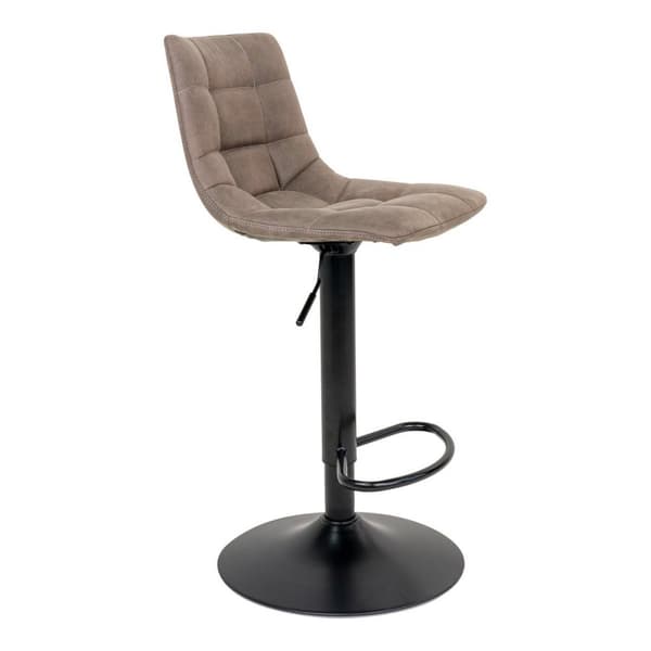 Rootz Middelfart Bar Chair Set - Justerbar barstolar - Mikrofiberstolar - Komfort & mångsidighet - 43 cm x 43 cm x 88-108cm