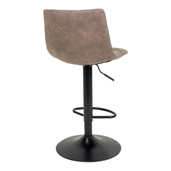 Rootz Middelfart Bar Chair Set - Justerbar barstolar - Mikrofiberstolar - Komfort & mångsidighet - 43 cm x 43 cm x 88-108cm