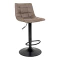 Miniatyrbild 1 av 5: Rootz Middelfart Bar Chair Set - Justerbar barstolar - Mikrofiberstolar - Komfort & mångsidighet - 43 cm x 43 cm x 88-108cm