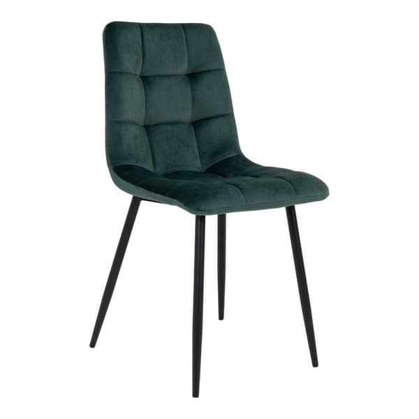 Rootz Middelfart Dining -tuoli - Velvet -istuin - Modernit ruokasalituolit - Mukavuusistuimet - 44x55x86 cm
