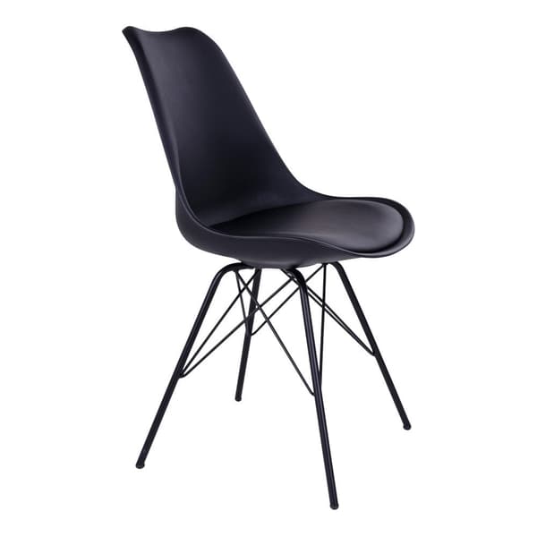 Rootz Oslo Matstoluppsättning - Modern sittplats - Samtida stol - Bekväm och lätt att underhålla - 48x55x84 cm