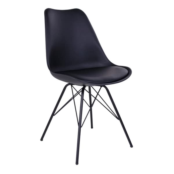 Rootz Oslo Matstoluppsättning - Modern sittplats - Samtida stol - Bekväm och lätt att underhålla - 48x55x84 cm