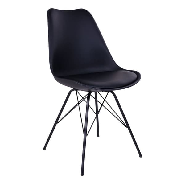 Rootz Oslo Matstoluppsättning - Modern sittplats - Samtida stol - Bekväm och lätt att underhålla - 48x55x84 cm