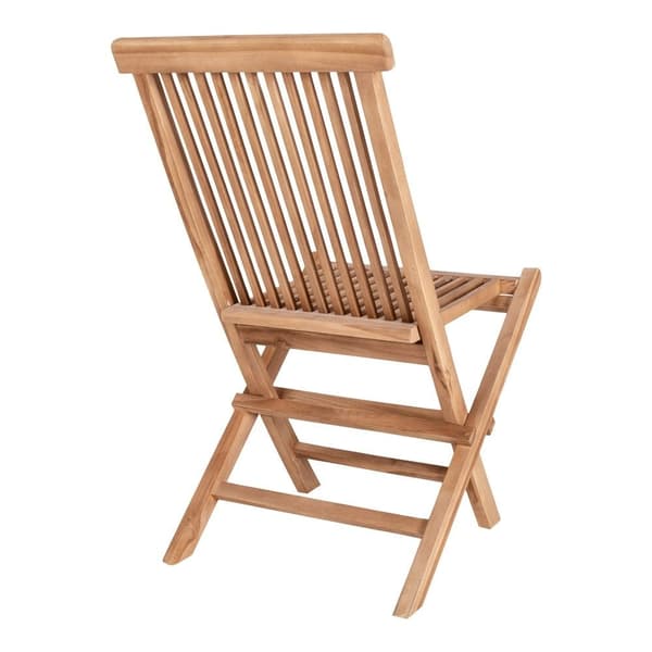 Rootz Toledo matstolset - Teak trästolar - Klassiska uteplatser - Bekväma sittplatser - 62x46x89cm