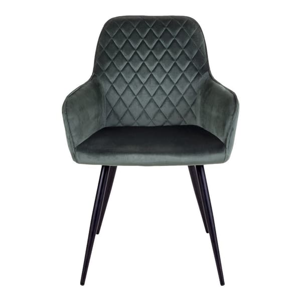 Rootz harbo matstol uppsättning av 2 - sammet matplatser - moderna matstolar - bekväma sittplatser - 57x65x87 cm