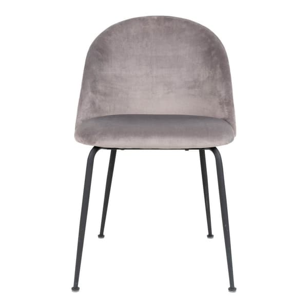 Rootz 2 -bit set Geneve Dining Chair - Velvete Chairs - Moderna säten - Bekväma sittplatser - 51 cm x 56 cm x 76 cm