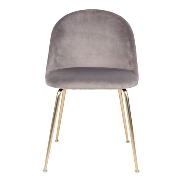 Rootz Geneve Dining Chair 2 Piece Set - Velvet Chair - Modern Seat - Bekväm sittplats - 51x56x76 cm