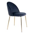 Miniatyrbild 4 av 6: Rootz 2 -bit set Geneve Dining Chair - Matsolstol - Velvetstol - Lyxig komfort - 51x56x76 cm