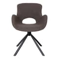 Miniatyrbild 2 av 4: Rootz Amorim Swivel Dining Chair Set - Bouclé Chair - Modern Chair - Stylish & Comant - 58x59x82,5 cm (uppsättning 2)