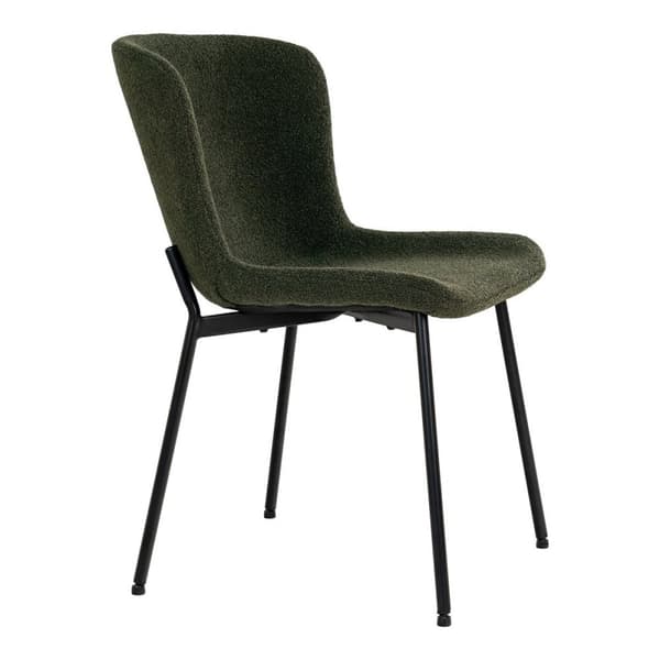 Rootz Maceda Matstoluppsättning - Modern Seat - Bouclé klädda - Bekväma sittplatser - 59x48x83 cm