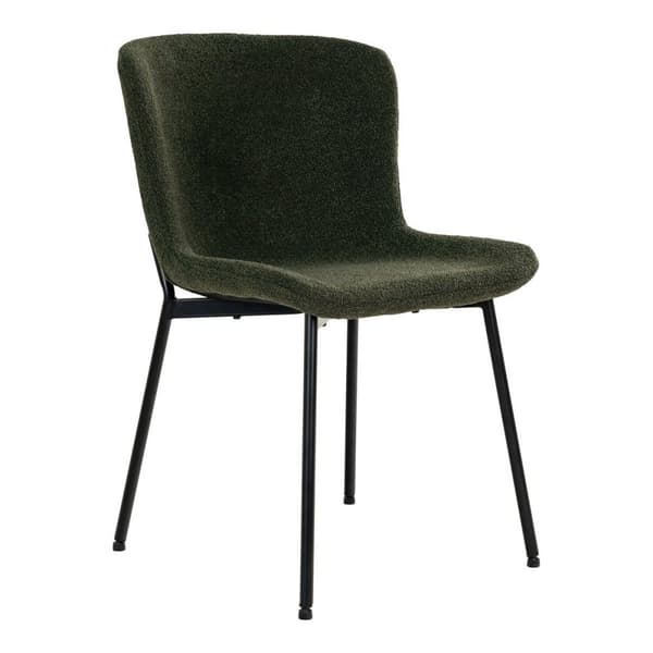 Rootz Maceda Matstoluppsättning - Modern Seat - Bouclé klädda - Bekväma sittplatser - 59x48x83 cm
