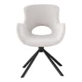 Miniatyrbild 3 av 3: Rootz Amorim Dining Chair - Swivel Dining Seats - Bouclé klädda stolar - Modern elegans - 59 cm x 58 cm x 82,5 cm