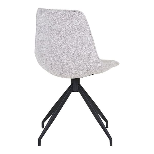 Rootz monaco matstol uppsättning av 2 - matplats - svängbara stolar - plysch komfort - 48 cm x 43 cm x 86 cm