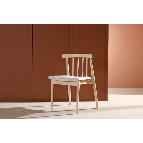 2 x Flora spisestuestol whitewash.