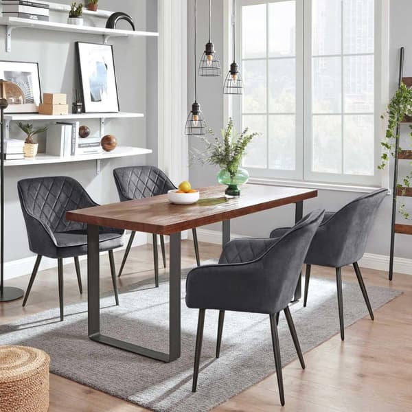 Stol, Spisestuestol LDC088G01, 62,5x60x85 cm, Grå