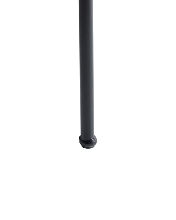 Sett med 2 Spisestoler Metall Svart Ramme Grønt Stoffsete Wienerflette Ryggstøtte Retro Seating