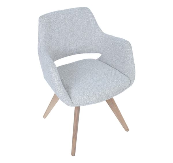 Stol MONA svingbar, lys beige