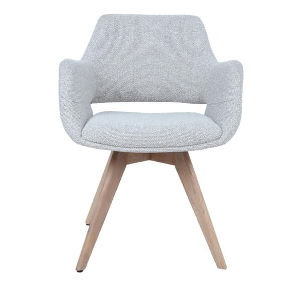 Stol MONA svingbar, lys beige