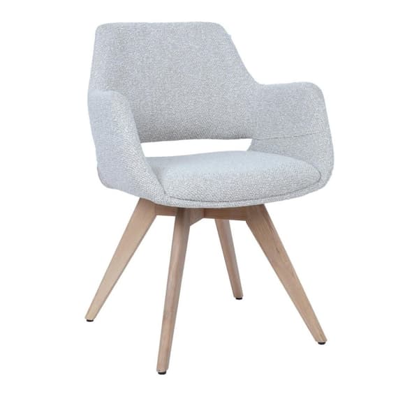 Stol MONA svingbar, lys beige