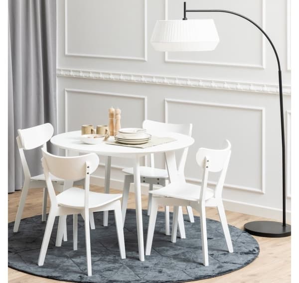 Chair ROXBY white, 2pcs.