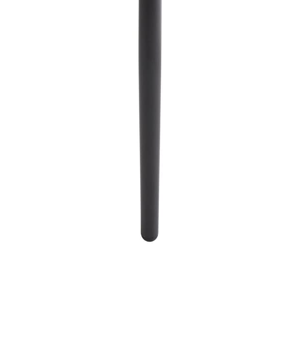 Sæt med 2 spisebordsstole beige polstrede sæder og rygge metalben moderne design
