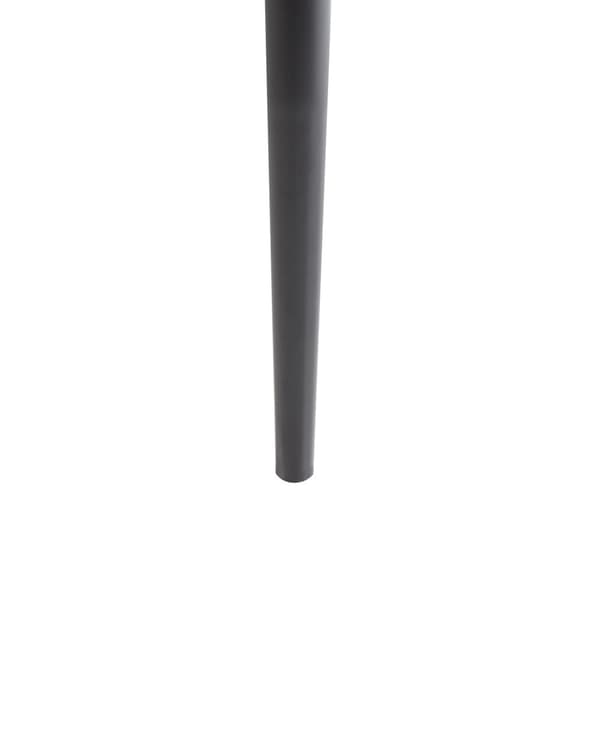 Sæt med 2 spisebordsstole Sort metalstel Grønt stofsæde Flettet ryglæn Retro Seating