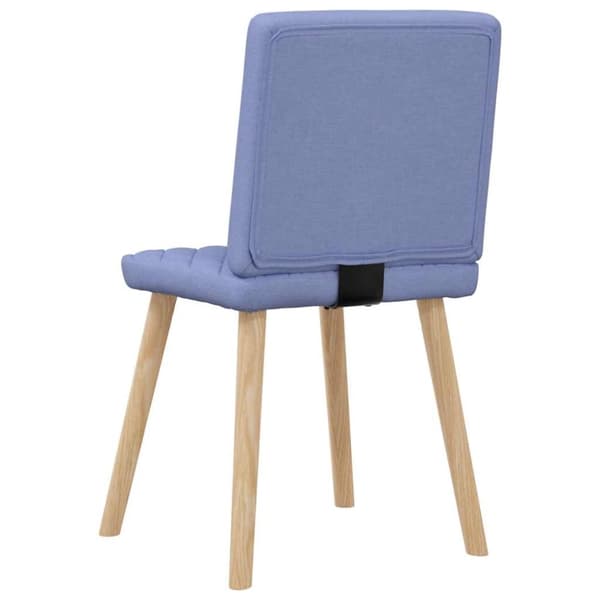 Matstolar 6 st Jeans blått tyg