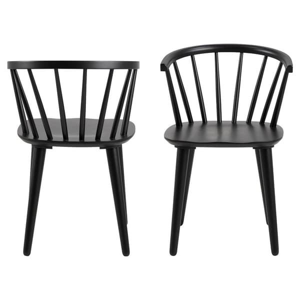 2 x Ida spisestuestoler tre svart.