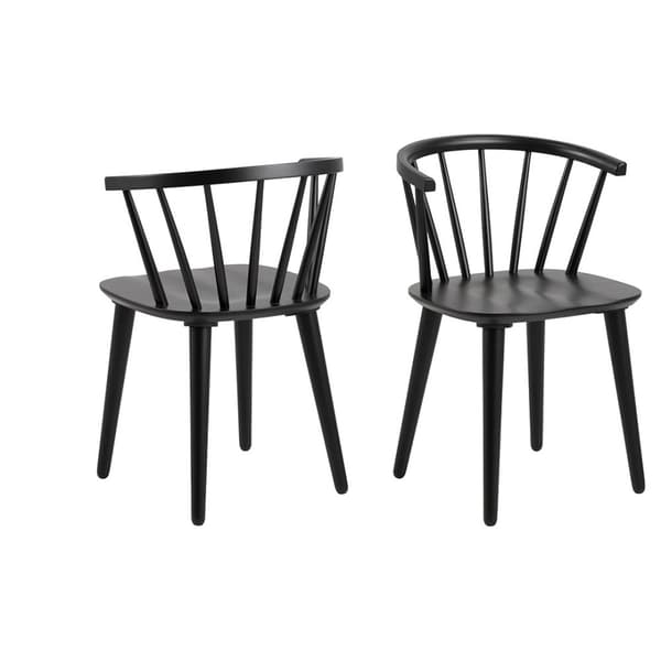 2 x Ida spisestuestoler tre svart.