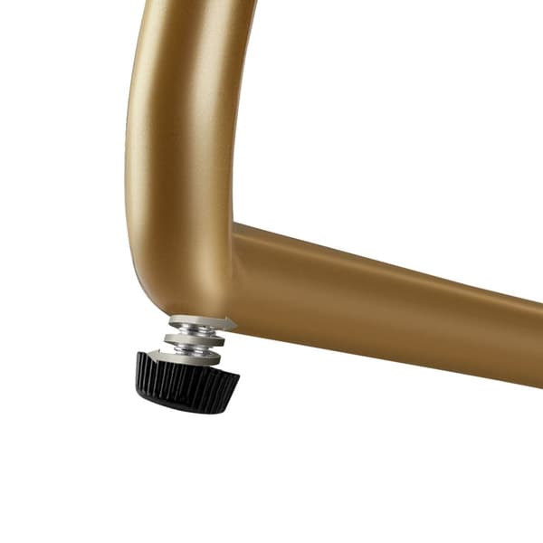 Spisebordsstol Jeane, velour - Velour creme/guld,Sæt med 6 stk.