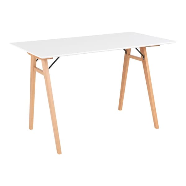 Skrivebord, Vojens, 120x60x75 cm, Hvid