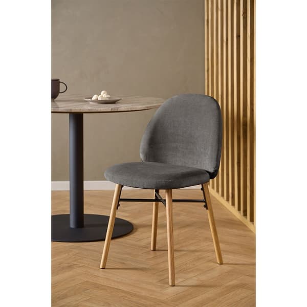 2 x Sophia matstol chenille grå.