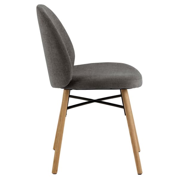 2 x Sophia matstol chenille grå.