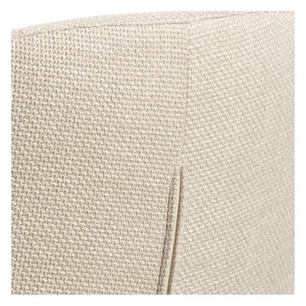2 x  Eleanor spisestuestol med armlæn stof beige.