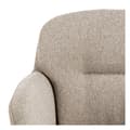 Miniatyrbilde 8 av 10: Dora spisestuestoler med armlene stoff beige.