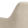 Miniatyrbilde 5 av 9: 2 x Lizzy spisestuestoler med armlene stoff beige.