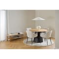 Miniatyrbilde 7 av 8: 2 x Bonita spisestuestoler med armlene stoff beige.