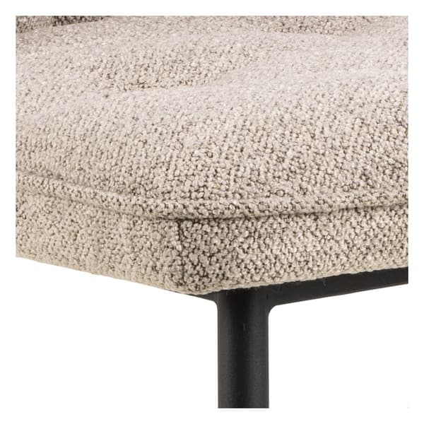 2 x Brooke spisestuestoler bouclé beige.