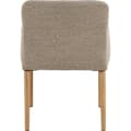 Miniatyrbilde 3 av 10: 2 x Zoe spisestuestoler med armlene bouclé beige.