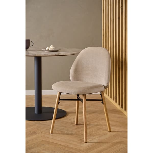 2 x Sophia spisestuestoler chenille beige.