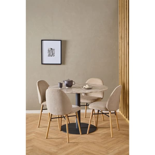 2 x Sophia spisestuestoler chenille beige.
