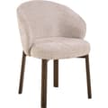 Miniatyrbilde 1 av 6: 2 x Darlene spisestuestoler med armlene chenille beige.